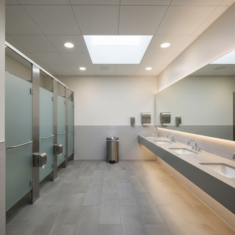 Industrial Bathroom Renovation in Denver County, CO